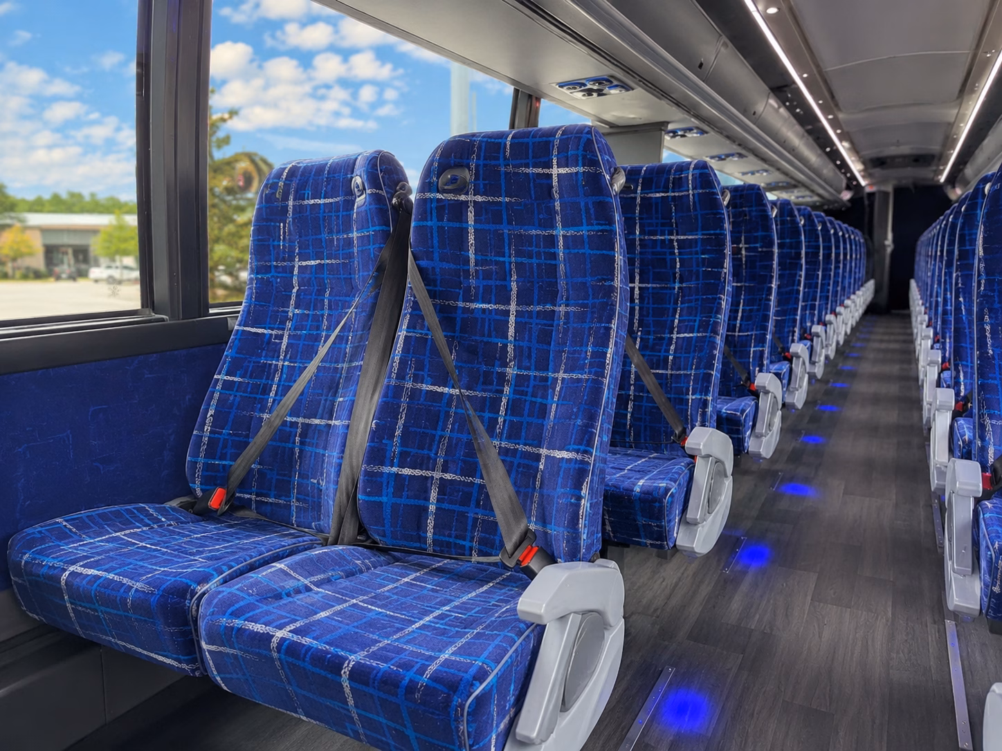 woodbury charter bus interior