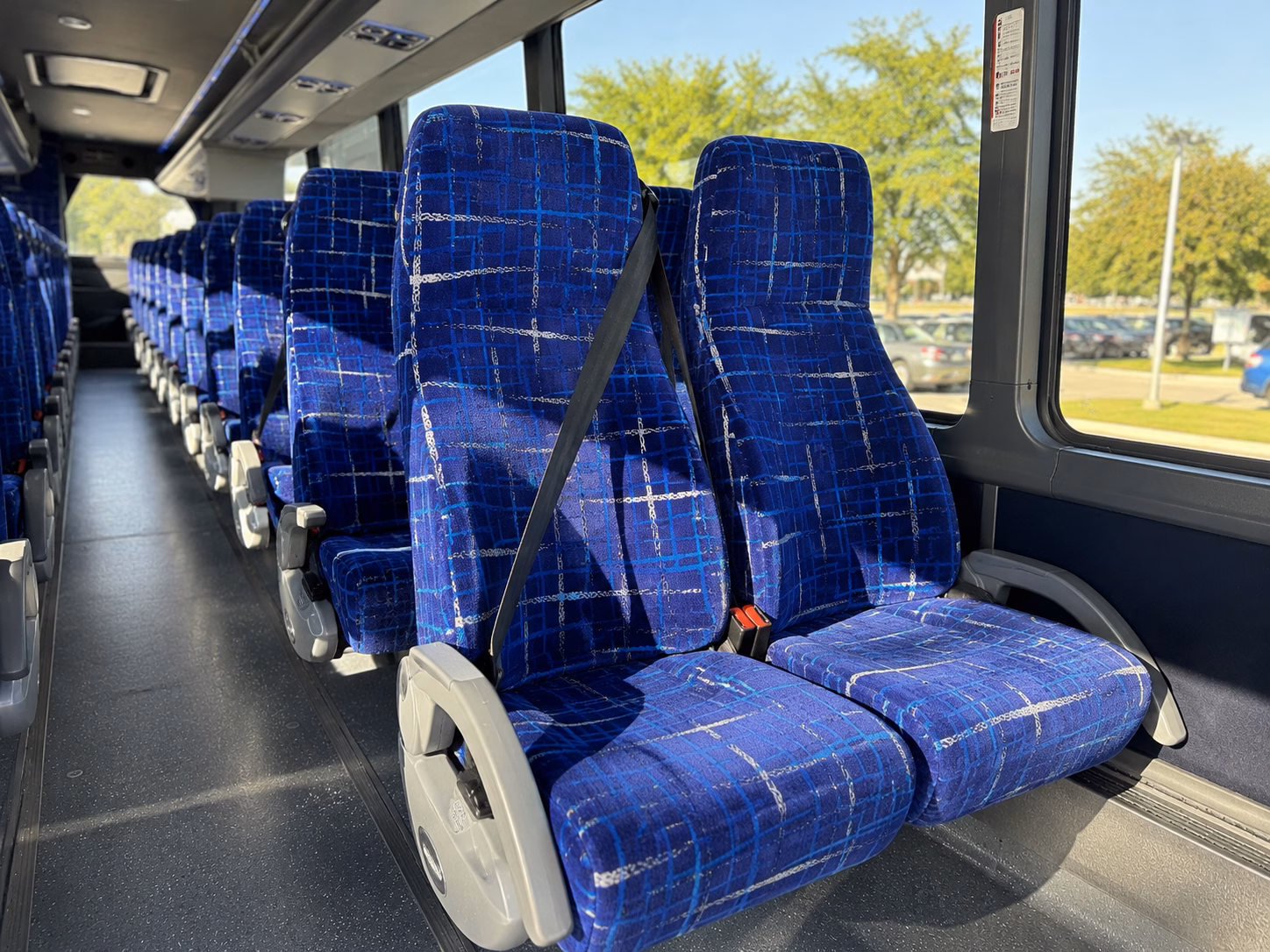 woodbury school event transportation onboard seating