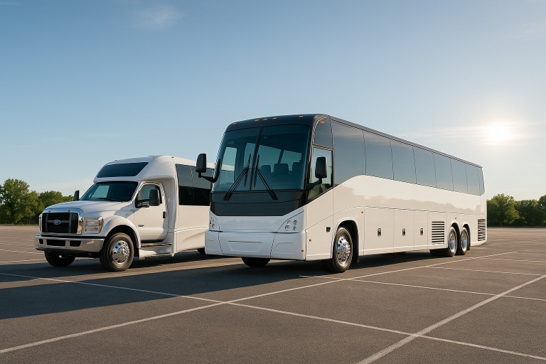 Charter Bus in Woodbury